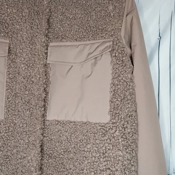 UpWest Women’s Utility Sherpa Bomber  Jacket - Picture 2 of 11